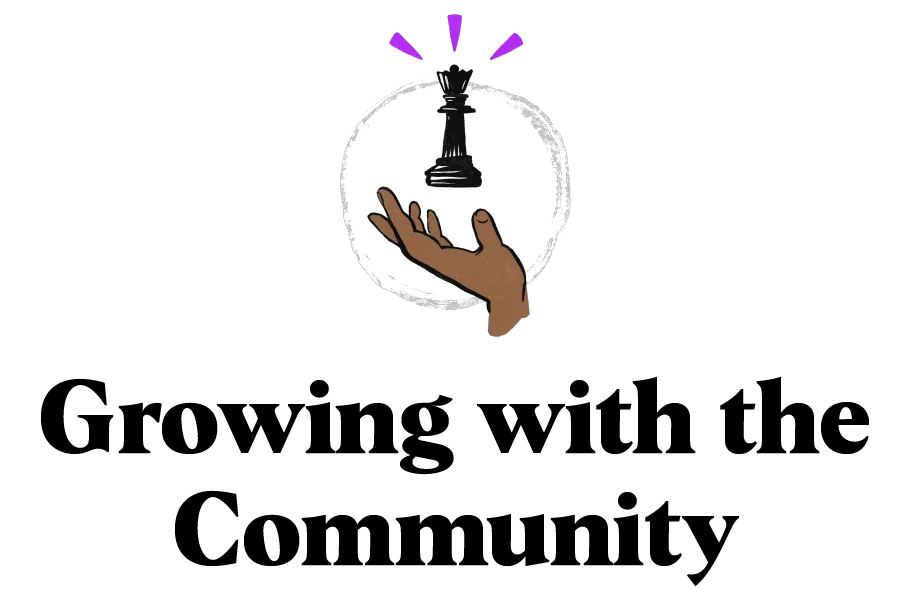 Growing with the Community illustration